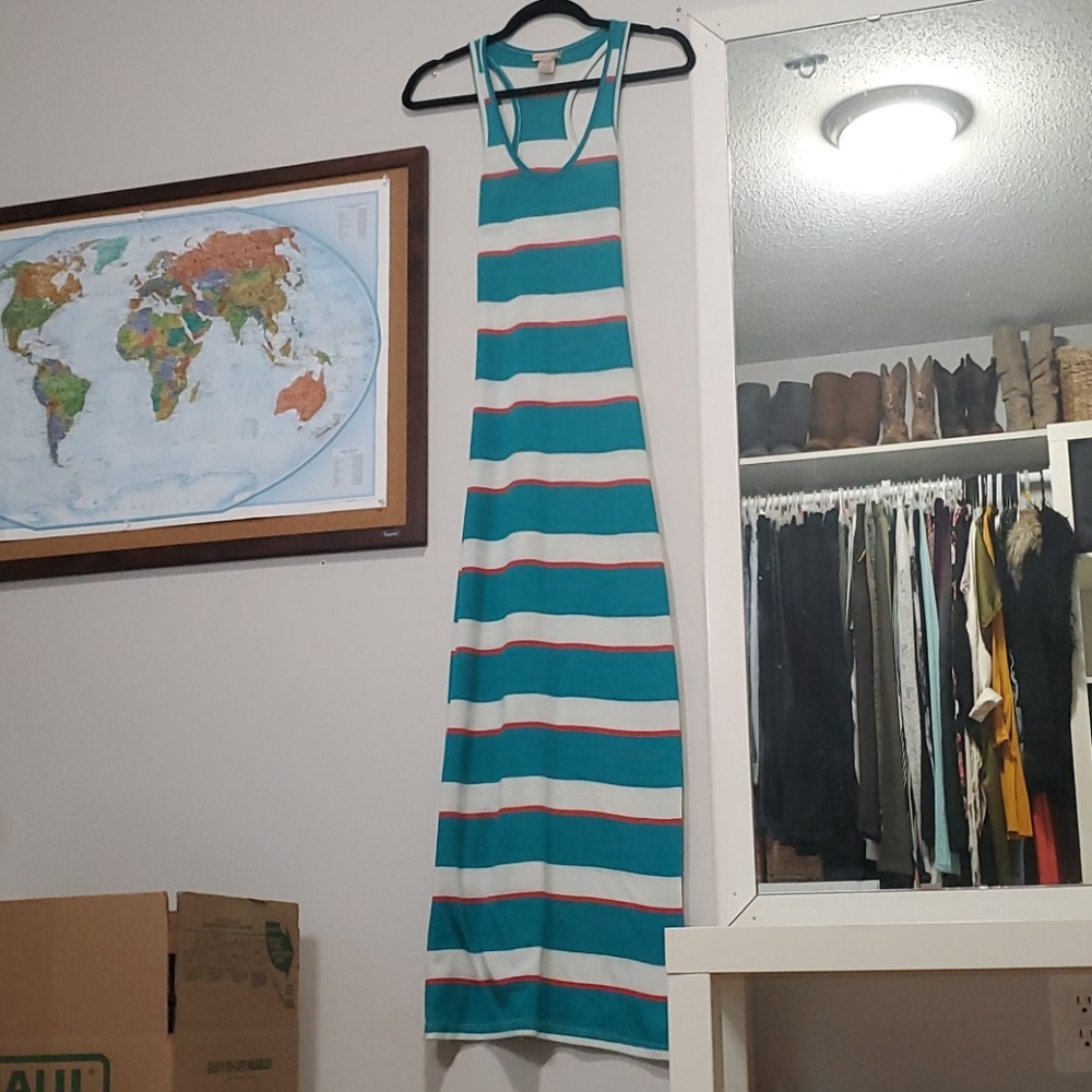 Racer back maxi dress